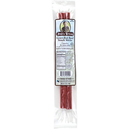 (5 Pack) Nick's Sticks Grass Fed Beef Sticks, 1.7 oz.
