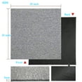 thumbnail image 2 of Petoto 20"x 20" Carpet Tile 20 Tiles/54 sq Ft Indoor Outdoor Squares Carpet Floor with Adhesive Stickers, Grey, 2 of 11