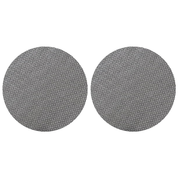 2pcs Pantalla de disco espresso Filtro de café de café de acero inoxidable Mesh Filtro de filtro de filtro