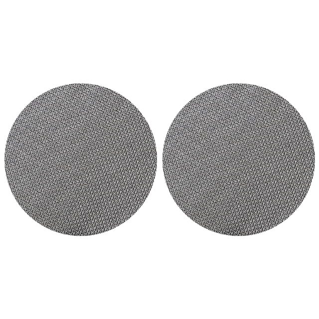 2pcs Pantalla de disco espresso Filtro de café de café de acero inoxidable Mesh Filtro de filtro de filtro