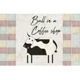 thumbnail image 2 of Phillip, Jamie 18x13 White Modern Wood Framed Museum Art Print Titled - Coffee Shop, 2 of 4