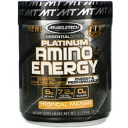 Muscletech Platinum Amino Plus Energy Tropical Mango 11 19 oz 317 g