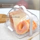 thumbnail image 3 of Caja de almacenamiento de frutas blanca, caja de almacenamiento de pan y pastel con tapa, expositor de vajilla, 3 of 7