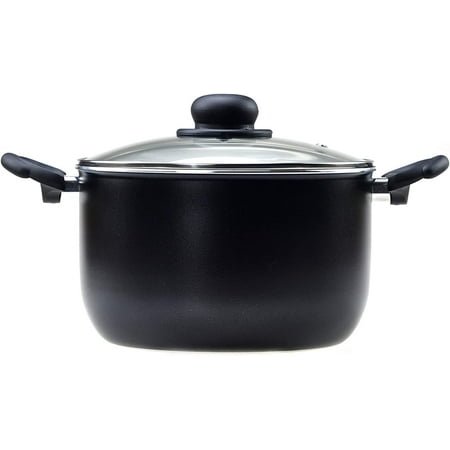 

RAVELLI Italia Linea 30 Non Stick Stock Pot with Glass Lid (3.2 Quart)