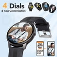 thumbnail image 2 of Reloj inteligente AGPTEK resistente al agua para Android e iOS con frecuencia cardíaca, 2 of 8
