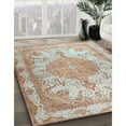thumbnail image 2 of Ahgly Company Indoor Rectangle Traditional Orange Salmon Pink Area Rugs, 4' x 6', 2 of 6