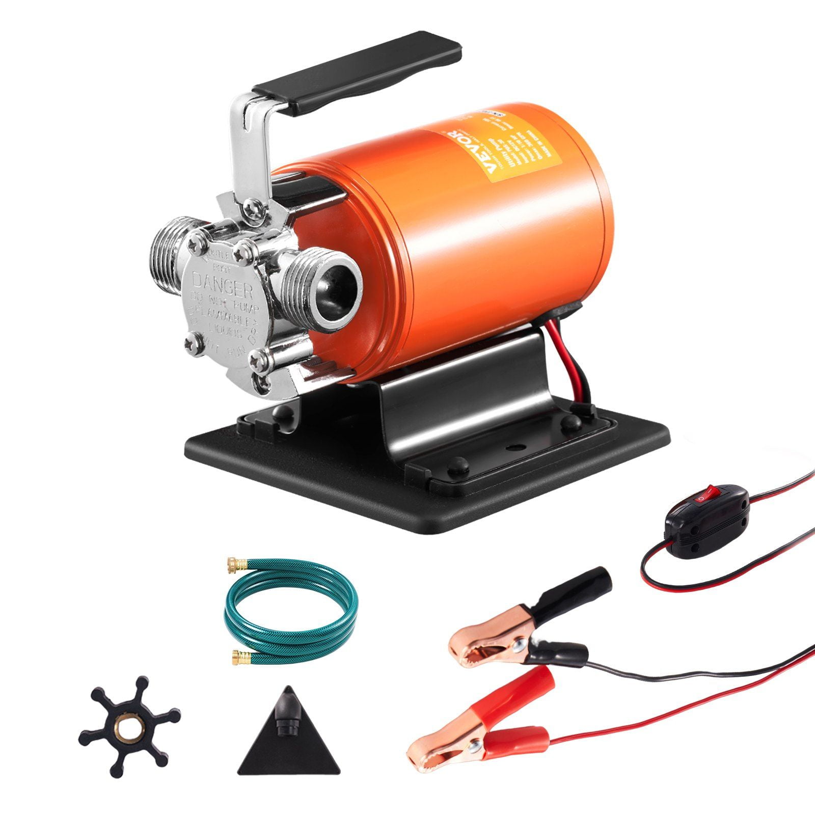 Portable 12V Electric Water Pump, 360 GPH – Ideal for Rain Barrels, Aquariums, Garden Use