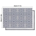 thumbnail image 6 of Blue Traditional Floral and Vine Pattern Summer Placemats Table Placemats Set Of 4-Linen Kitchen Washable Placemats Table Mats 11.8"x17.7" Non-Slip Heat Resistant, 6 of 6