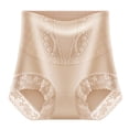 thumbnail image 2 of Asgosdo Women Briefs Underwear Soft Underwear Super Stretchy Briefs Full Coverage Panties Lace Underwear for Women Beige, 2 of 3