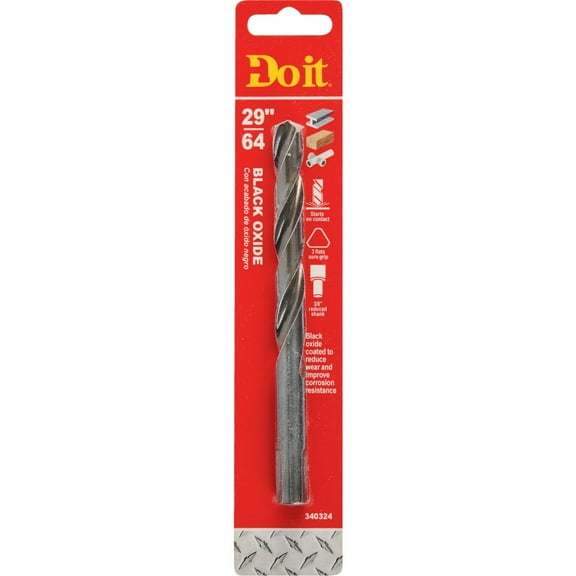 Do it 29/64 In. Black Oxide Drill Bit  325651DB
