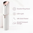 thumbnail image 5 of Hoeylife Facial Hair Remover for Women - Painless Face Shaver - Electric Hair Removal Device for Face Lips Peach Fuzz with Light (Whtie), 5 of 8