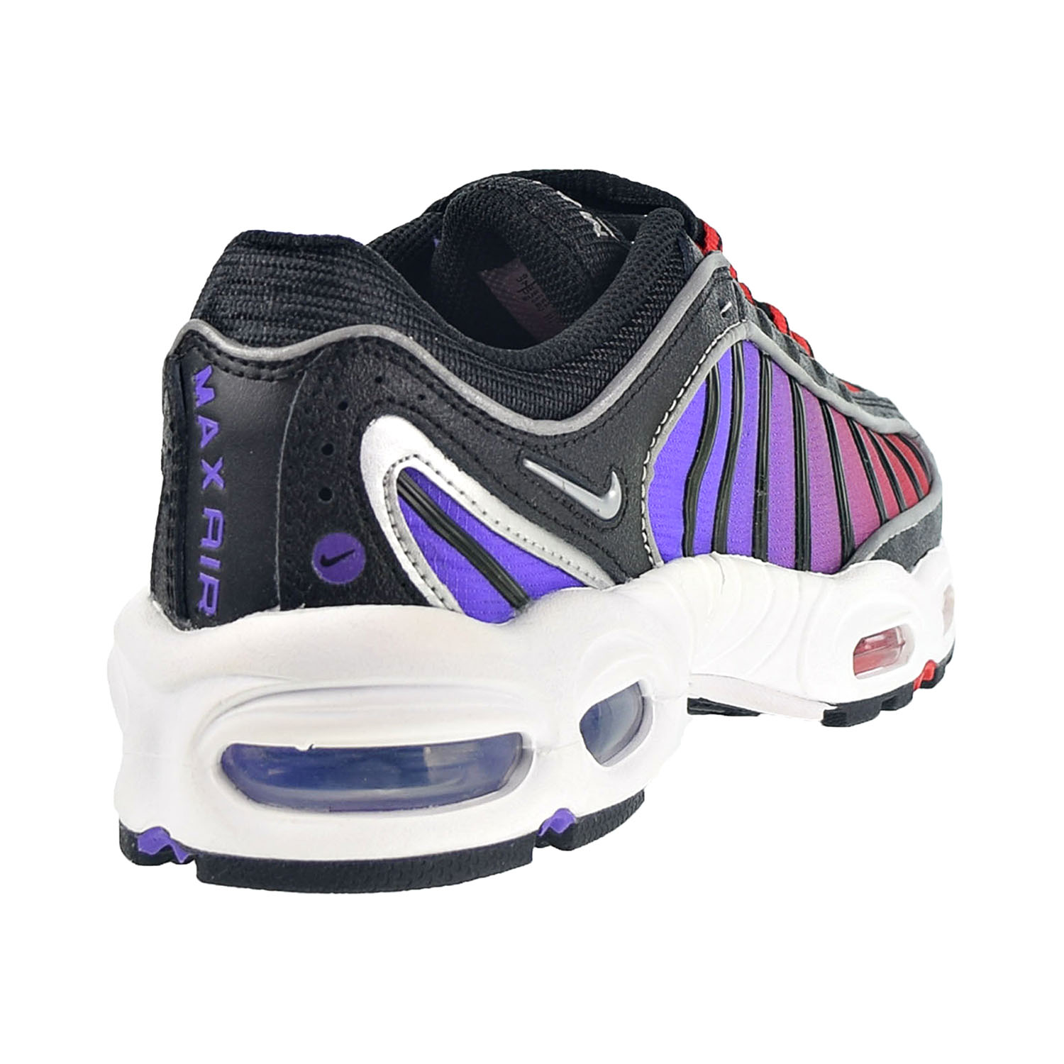 Nike Women's Air Max Tailwind IV Shoes Black-White-University Red-Psychic Purple cq9962-001 - image 3 of 6