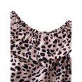 thumbnail image 3 of Kiapeise Baby Girl Summer Ruffle Sleeveless Leopard Romper + Flared Pants, 3 of 9