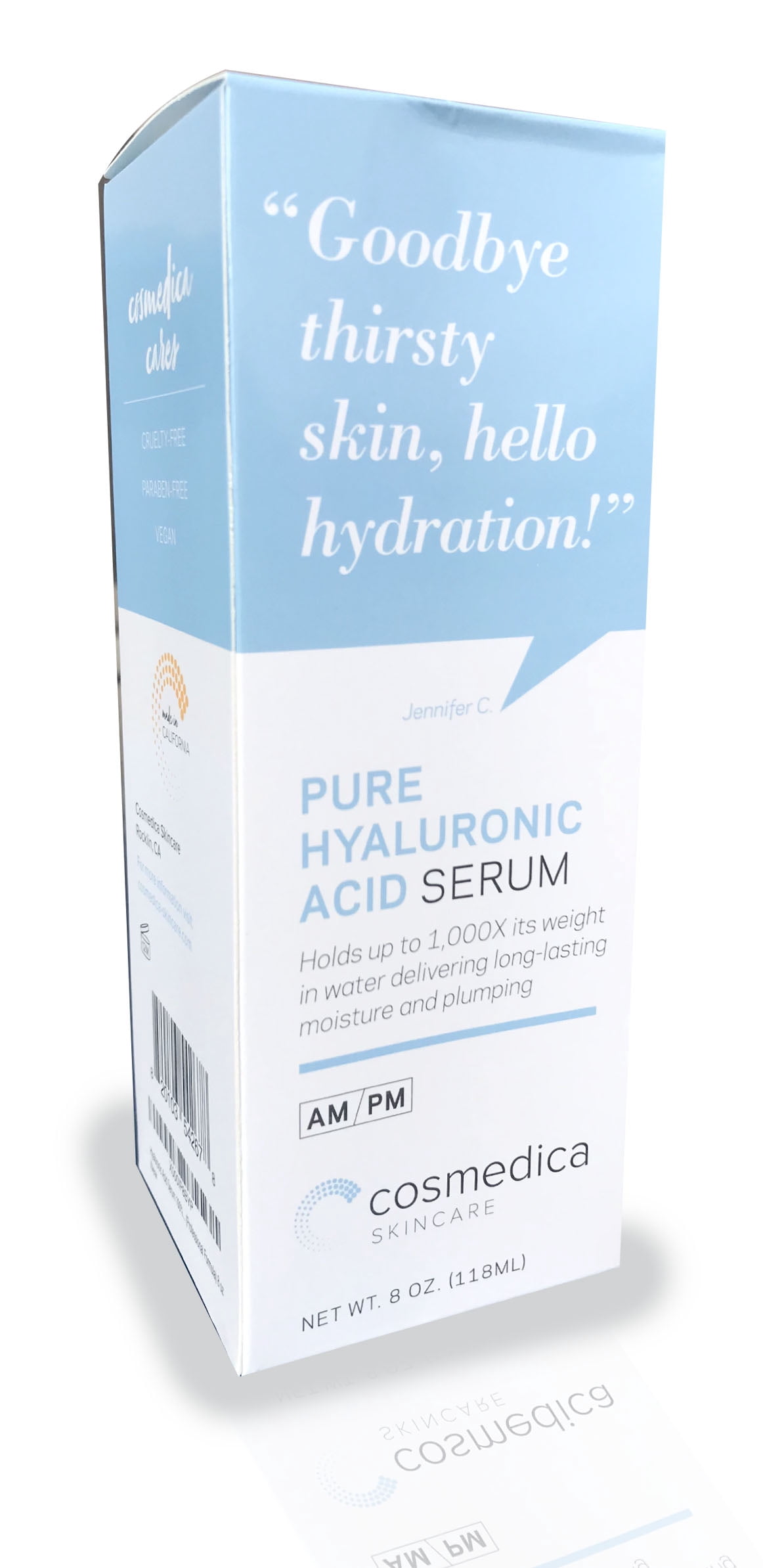 cosmedica skincare pure hyaluronic acid serum