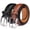 Black/ Essential Brown, variant on KM Legend Men's 2 Pack Leather Dress Belts, Classic Fashion Belts for Work, Business and Casual
