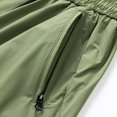 thumbnail image 6 of Mens Shorts Casual Solid Color Drawstring Casual Elastic Waist Running Shorts Men With Pockets, 6 of 6