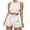 WhiteA, variant on Bixock Women's Tank Top Shorts Set,Summer Active 2 Piece Outfit,Comfortable Leisure Color Sleeveless Crew Neck Top Outfit Set