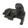 thumbnail image 6 of Mercana Czar Cast black metal Labrador Retriever decorative object, 6 of 9