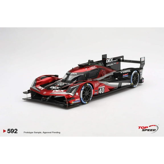 Acura ARX-06 GTP #40 "Wayne Taylor Racing with Andretti" Winner "12 Hours of Sebring" (2024) 1/18 Model Car by Top Speed