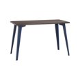 thumbnail image 2 of Bowery Hill Set of Black Mesh Back Chair and Desk in Navy / Trail Walnut, 2 of 4