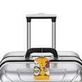 thumbnail image 5 of Pofeuu Cute Gnomes Halloween Print Luggage Tags, Privacy Cover ID Label with Stainless Steel Loop and Address Card for Travel Bag Suitcase-2 PCS, 5 of 5