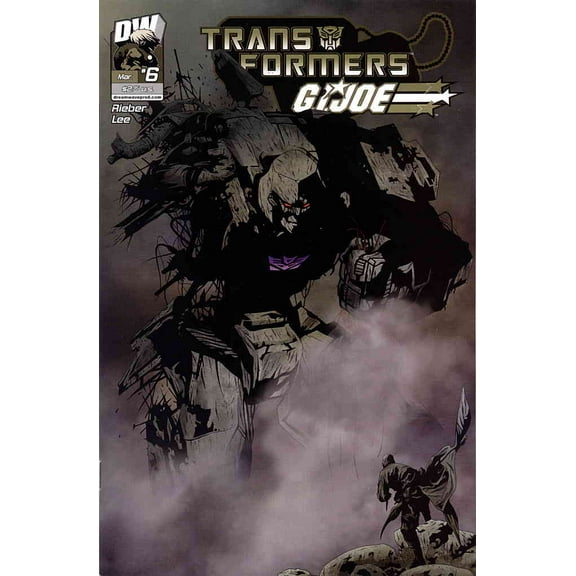 Transformers/G.I. Joe #6 VF ; Dreamwave Comic Book