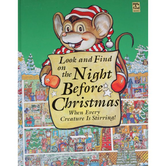 Pre-Owned Look and Find on the Night Before Christmas When Every Creature Is Stirring (Look and Find Series) (Hardcover) 1561734217 9781561734214