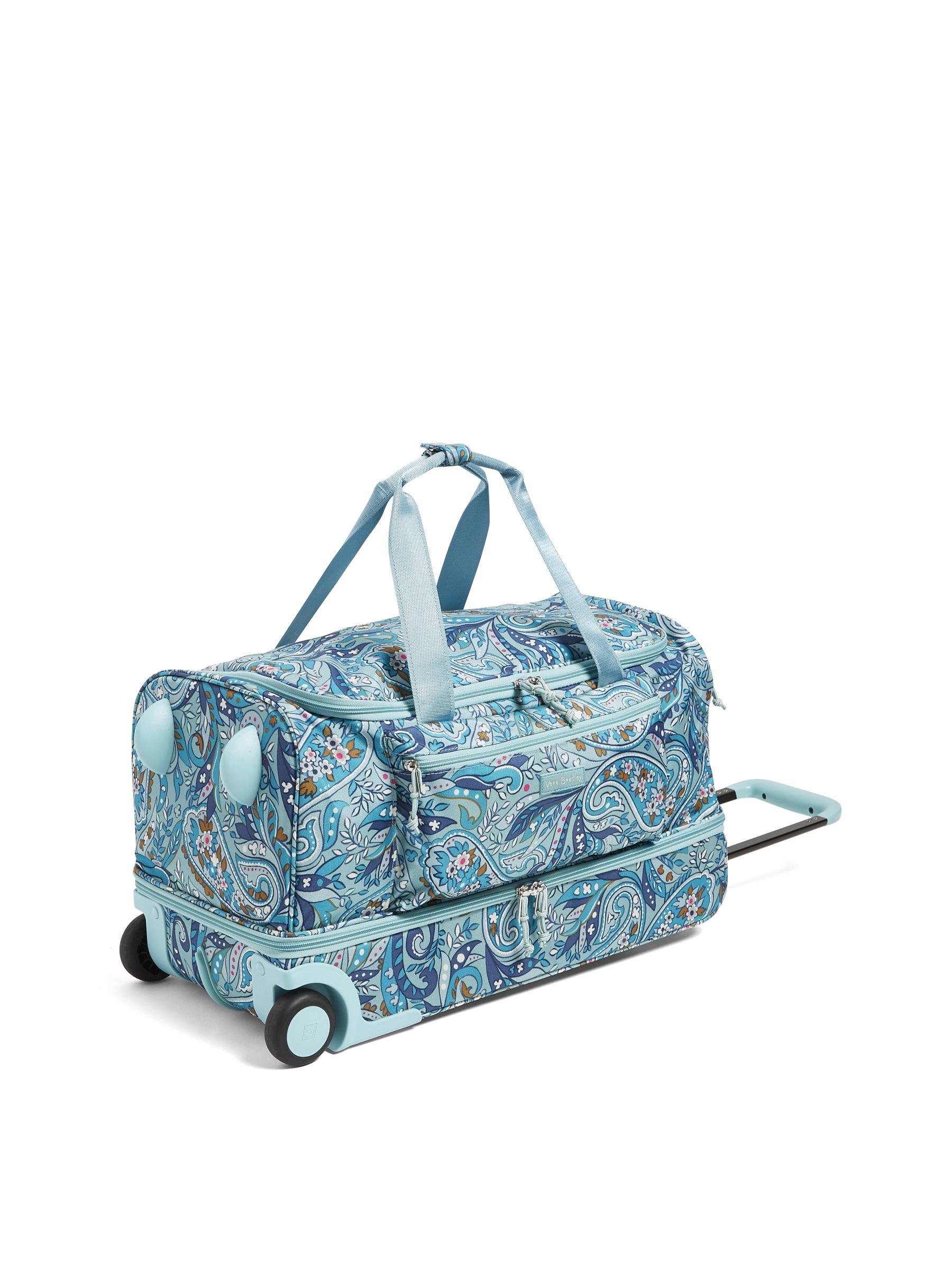 vera bradley foldable rolling duffel