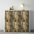 thumbnail image 4 of Abyssaly 17.7" x 393.7" in Peel and Stick Wallpaper Brown Wood Self Adhesive and Removable Plank Wallpaper Easy to Apply, 4 of 10