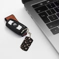 thumbnail image 6 of Goofa Flowers Printed Rectangular Metal Keychain Bag Charm Floral Charm for Purse Keys Metal Keyring Gift for Women Accessories, 6 of 7