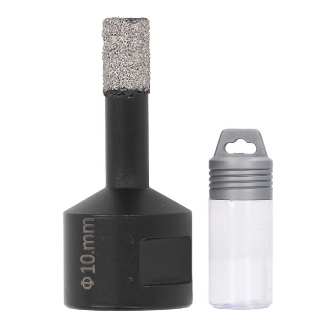 Broca de diamante para perforación en seco y húmedo M14, robusta, rápida y estable, para soldadura al vacío, 10 mm
