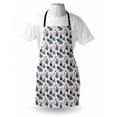 thumbnail image 4 of Tropical Apron, Exotic Forest Growth with Different Lively Flowers Hand-drawn Petals and Leaves, Unisex Kitchen Bib with Adjustable Neck for Cooking Gardening, Adult Size, Multicolor, by Ambesonne, 4 of 4