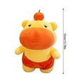 thumbnail image 2 of Musatteng Capybara Plush Toy for Kids - Soft Huggable Stuffed Animal with Removable Outfit, BPA-Free Cuddle Doll for Ages 3+, 2 of 8