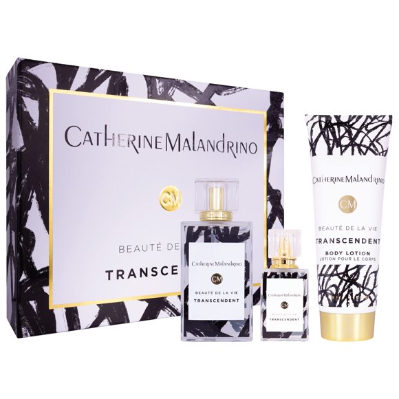 Perfume Catherine Malandrino Transcendent Eau de Parfum, juego de 3 piezas