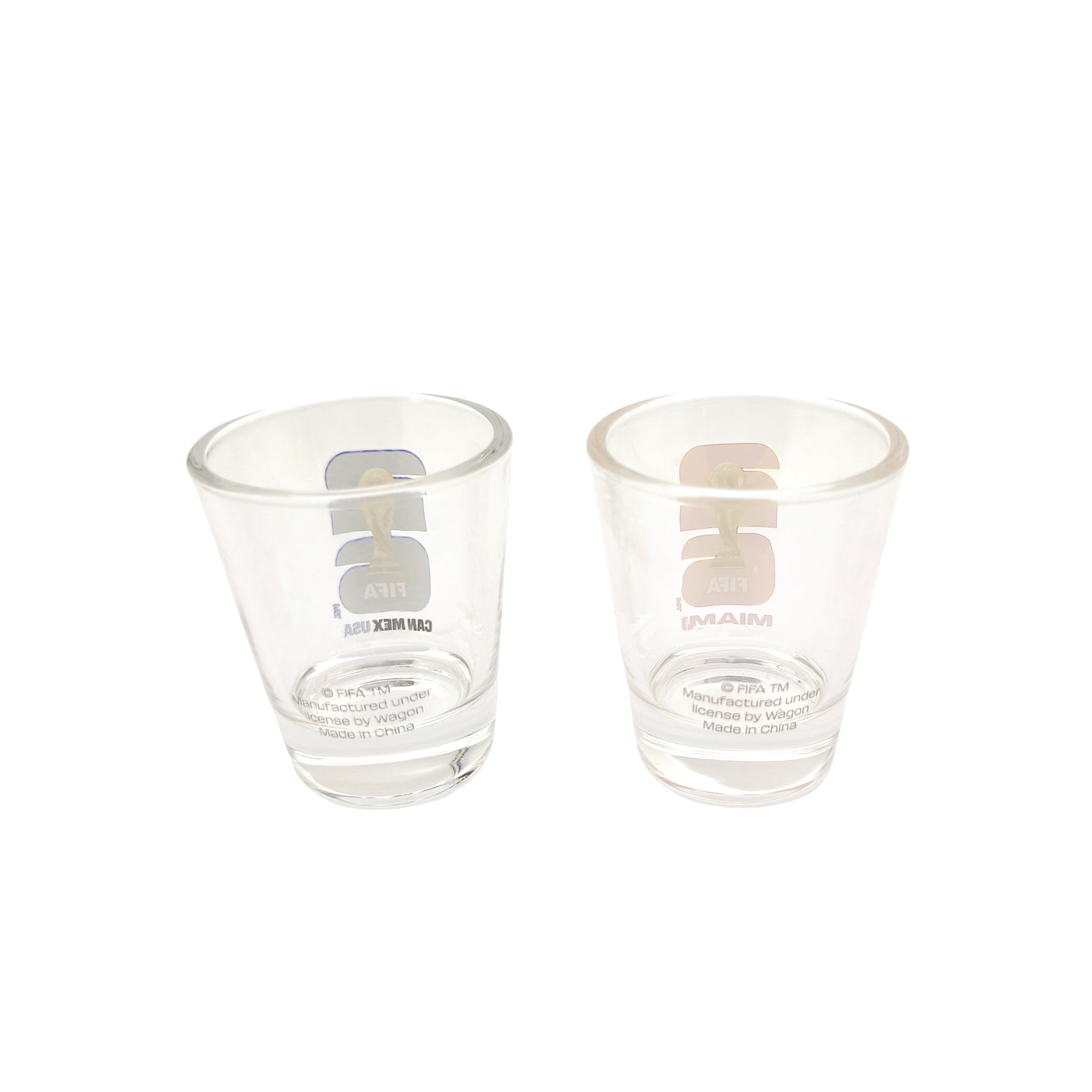 FIFA World Cup 2026 Host City & Country Soccer Shot Glass Set - USA/Miami