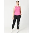 thumbnail image 3 of Nike Dri-FIT One Women's Graphic Tank, Pink/White, L, 3 of 5