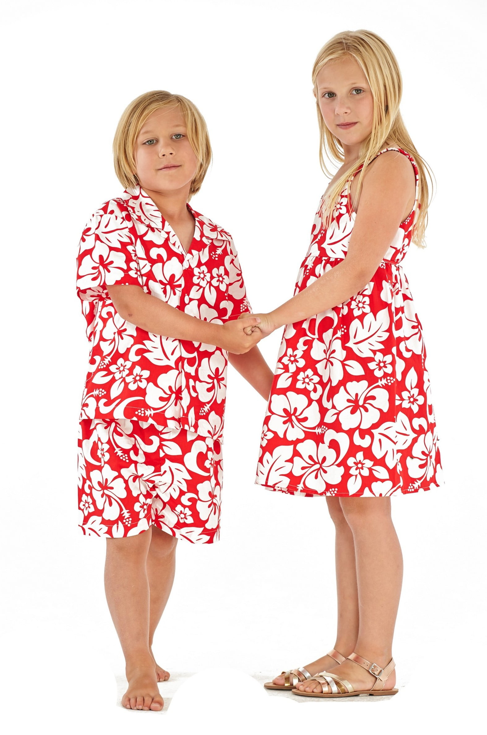 Buy Matching Siblings Boy Girl Hawaiian Luau Outfit Girl Dress Boy