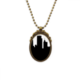 thumbnail image 1 of Los rascacielos y la opera de Sydney Australia Collar Colgante Vintage de bronce antiguo de joyeria de lujo de regalo Unbranded M, 1 of 3