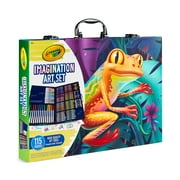 مجموعة تلوين Crayola Imagination Art، 115 قطعة، مجموعة أدوات فنية وحرفية، لوازم الرسم والتلوين، هدايا إبداعية للأطفال