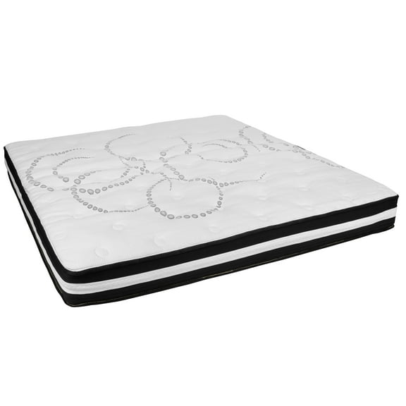 Capri Comfortable Sleep 10", 12" Foam and Innerspring Mattress, Multiple Sizes