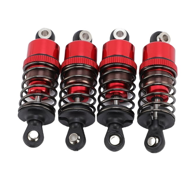 4 Pcs RC Car Shocks, 52mm Aluminum Alloy Oil Upgrade Parts for 1/10 Model Cars
