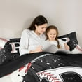 thumbnail image 5 of jejeloiu Initial Letter P Full Size Comforter Sets,Baseball Game Lovers Bedding Comforter Set,Ball Sport Theme Bedding Sets For Kids,Breathable Bedroom Decoration Reversible,3-Piece, 5 of 8