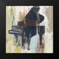 thumbnail image 2 of W-DH 20x20 Black Modern Framed Museum Art Print Titled - Bluebird Piano, 2 of 5