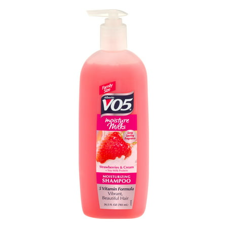 Alberto VO5 humidité Laits Shampooing Hydratant Fraises et crème, 26,5 FL OZ