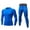 Blue, variant on Men Set Long Underwear Mens Thermals Base Layer Men Cold Weather Gear Long for Winter Cycling Running Hunting Green S