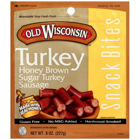 (3 pack) Old Wisconsin 8oz Honey Turkey Snack