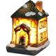 thumbnail image 1 of Escena navideña de casas de pueblo, decoraciones navideñas LED, casa de nieve de resina con, 1 of 5