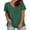 Army Green, variant on yillto Womens Plus Size Shirts Cotton Short Sleeve Tops Summer Basic Plain Crew Neck Tshirts S-5XL