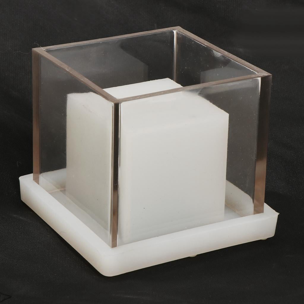 2 Pack Hollow Square Candle Candle Making For DIY Scented Candles Dried Flower Candles Tealight Candle Holders Container