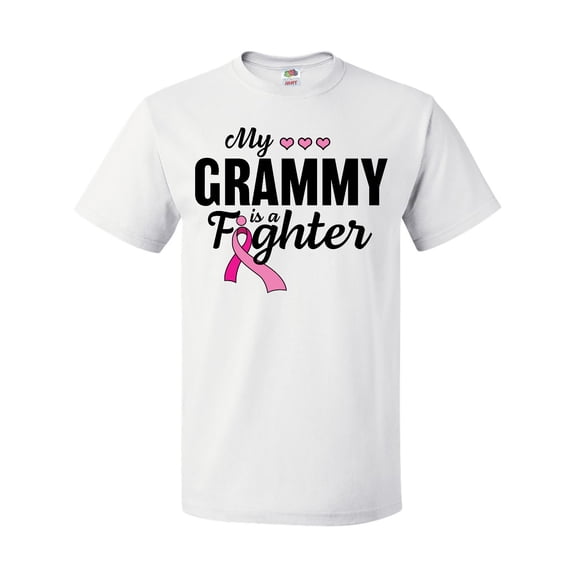 Inktastic Breast Cancer Awareness My Grammy is a Fighter T-Shirt